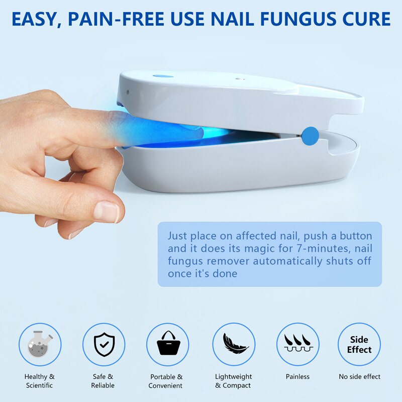 Foot Care Device Fingernails Cold Laser Therapy