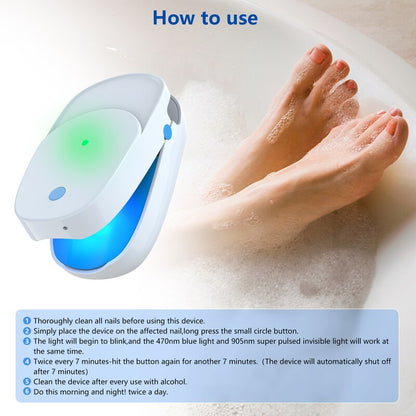 Foot Care Device Fingernails Cold Laser Therapy